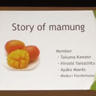 マンゴスチン班：「Story of mango」